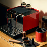 Fellow Espresso Series 1 Semi-Automatic Espresso Machine (Cherry Red + Walnut) Espresso Machine (Prosumer) Fellow