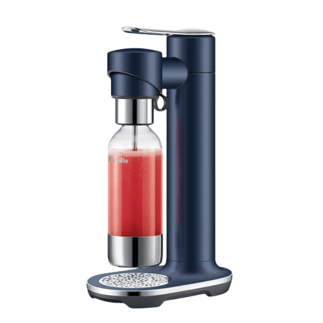 Breville the InFizz Fusion Soda Machine with FusionCap, Sparking Water Maker BCA800DBL0ZNA1 (Damson Blue) Sparkling Water Maker Breville