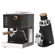 [SKU à mettre à jour] Machine à expresso Quick Mill Pippa (noire) et moulin à café DF64 Gen 2 (noir) - Pack