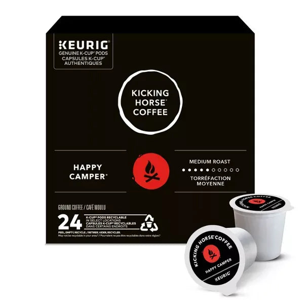 Kicking Horse Happy Camper Medium Roast K-Cup (Box of 24) K-Cups Kicking Horse