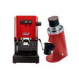 Gaggia Classic E24 Red & DF64 Gen 2.5 Grinder (Red) Bundle Espresso Machine Gaggia