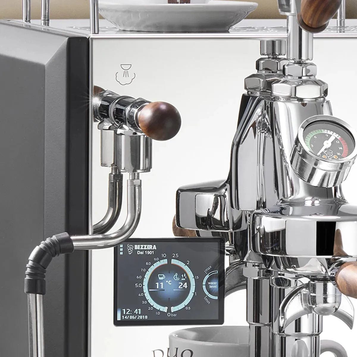 Bezzera DUO MN Dual Boiler Espresso Machine w/ Flow Control (Chrome) Espresso Machine (Prosumer) Bezzera