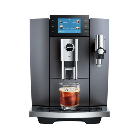 Jura E10 Super Automatic Coffee Machine 15814 (Cosmic Black) Super Automatic Espresso Machine Jura