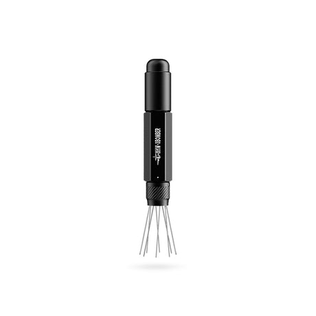 The MHW-3BOMBER Lightning Needle Distributor Pro WDT Tool (Black) features a cylindrical body, multiple thin metal prongs, and adjustable needle depth, shown vertically on a white background.
