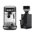 Breville Bambino Plus Espresso Machine (Black Truffle) and Eureka Mignon Zero 55s Grinder (Matte Black) Bundle