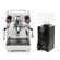 Machine à expresso ECM Mechanika VI Slim avec moulin Eureka Facile (noir mat)