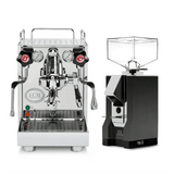ECM Mechanika VI Slim Espresso Machine with Eureka Mignon Silenzio 55 Grinder (Black) Bundle Espresso Machine (Prosumer) ECM
