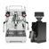 ECM Mechanika VI Slim Espresso Machine and Eureka Mignon Zero Grinder (Black with Black Spout) Bundle