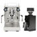 ECM Mechanika Slim w/ PID Espresso Machine and Eureka Mignon Zero Grinder (Black with Black Spout) Bundle