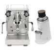 ECM Mechanika Slim w/ PID Espresso Machine and DF64 Grinder (White) Bundle Espresso Machine (Prosumer) ECM