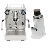 ECM Mechanika Slim w/ PID Espresso Machine and DF64 Grinder (White) Bundle Espresso Machine (Prosumer) ECM