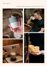 Loveramics Dale Harris 200ml Cappuccino Cup (Crackle Glaze Yellow) Accessory Loveramics