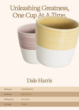 Loveramics Dale Harris 200ml Cappuccino Cup (Crackle Glaze Yellow) Accessory Loveramics