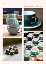 Loveramics Egg 300ml Latte Cup and Saucer (Mineral Glacier) Kitchenware Loveramics