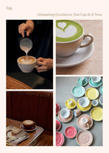 Loveramics Egg 300ml Latte Cup and Saucer (Potters Night Sky) Kitchenware Loveramics