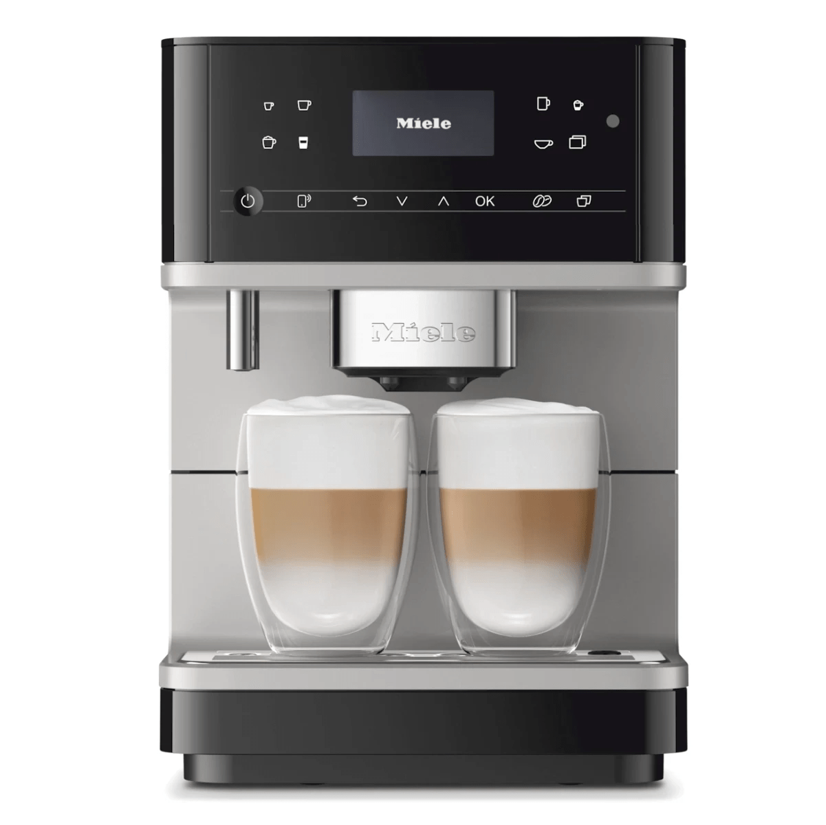 Miele CM 6160 Silver Edition Milk Perfection Countertop Coffee Machine 29616008CDN (Silver Grey-Metallic) Super Automatic Espresso Machine Miele