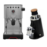 Gaggia Classic GT Stainless Steel & DF54 (Black) Grinder Bundle Espresso Machine (Prosumer) Gaggia
