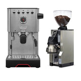 Gaggia Classic GT Stainless Steel & Eureka Mignon Libra 65 All Purpose (Chrome) Grinder Bundle Espresso Machine (Prosumer) Gaggia
