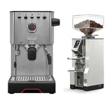 Gaggia Classic GT Stainless Steel & Eureka Mignon Libra (Chrome) Grinder Bundle Espresso Machine (Prosumer) Gaggia