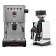 Gaggia Classic GT Stainless Steel & Eureka Mignon Zero 65 All Purpose (Chrome) Grinder Bundle Espresso Machine (Prosumer) Gaggia