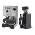 Gaggia Classic UP Stainless Steel & Eureka Mignon Zero 65 All Purpose (Black) Grinder Bundle Espresso Machine Gaggia
