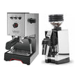 Gaggia Classic UP Stainless Steel & Eureka Mignon Zero 65 All Purpose (Chrome) Grinder Bundle Espresso Machine Gaggia