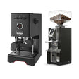 Gaggia Classic UP Black & Eureka Mignon Libra (Black) Grinder Bundle Espresso Machine Gaggia