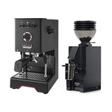 Gaggia Classic UP Black & Eureka Mignon Zero 55s (Matte Black) Grinder Bundle Espresso Machine Gaggia