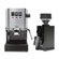 Gaggia Classic Evo Pro Espresso Machine (Stainless Steel) and Eureka Mignon Zero Grinder (Black with Black Spout) Bundle