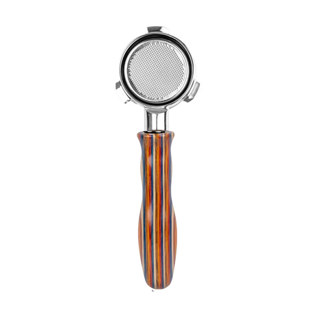 HCS Bottomless Portafilter (Multicoloured Wood) Accessory HCS for 54mm Breville Machine