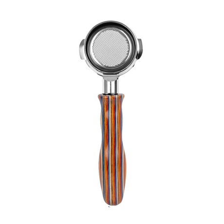HCS Bottomless Portafilter (Multicoloured Wood) Accessory HCS for 58mm E61 Machine