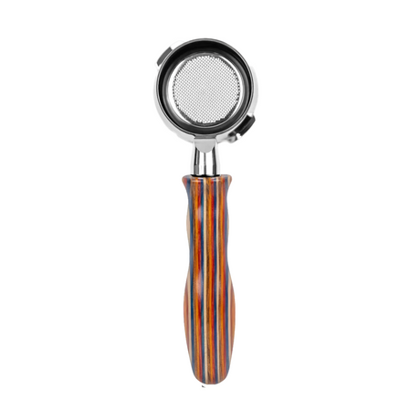 HCS Bottomless Portafilter (Multicoloured Wood) Accessory HCS for 58mm Gaggia Classic Machine
