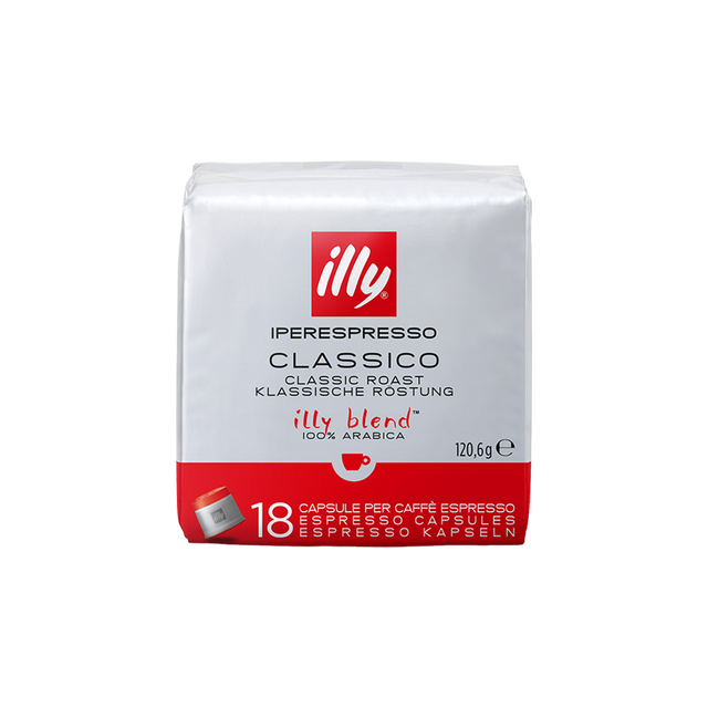 Illy Iperespresso Classico Medium Espresso Capsules, pack of 18