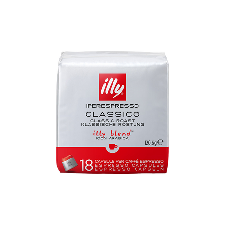 Illy Iperespresso Classico Medium Espresso Capsules (Case of 108) Illy Iperespresso Capsules Illy