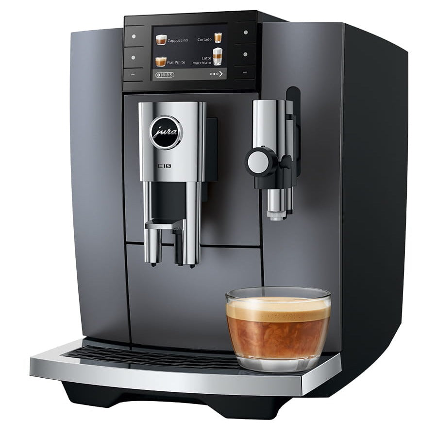 Jura E10 Super Automatic Coffee Machine 15720 (Onyx Grey) Super Automatic Espresso Machine Jura