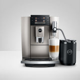 Jura E8 Super Automatic Coffee Machine 15722 (Midnight Silver) Super Automatic Espresso Machine Jura