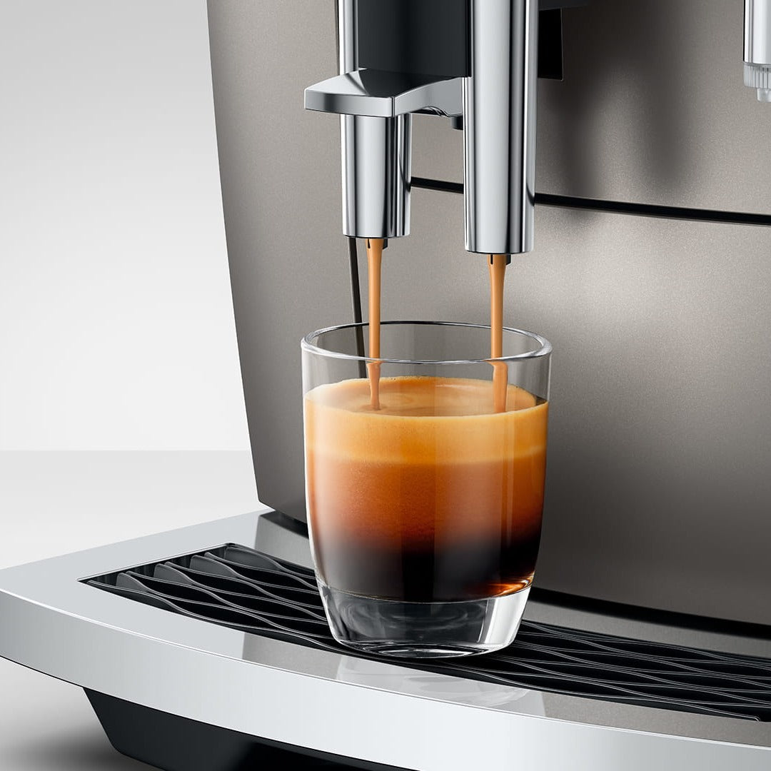 Jura E8 Super Automatic Coffee Machine 15722 (Midnight Silver) Super Automatic Espresso Machine Jura
