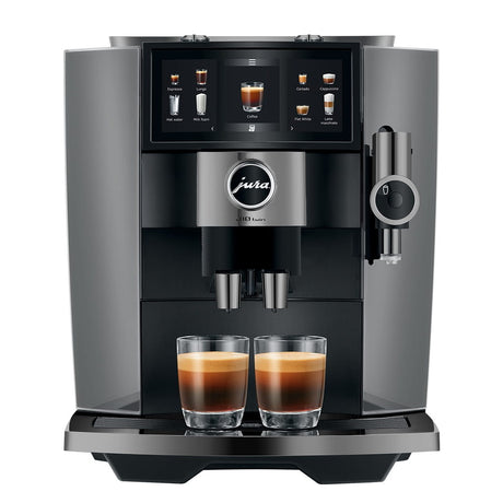 Jura J10 Twin Super Automatic Coffee Machine 15724 (Diamond Onyx) Super Automatic Espresso Machine Jura