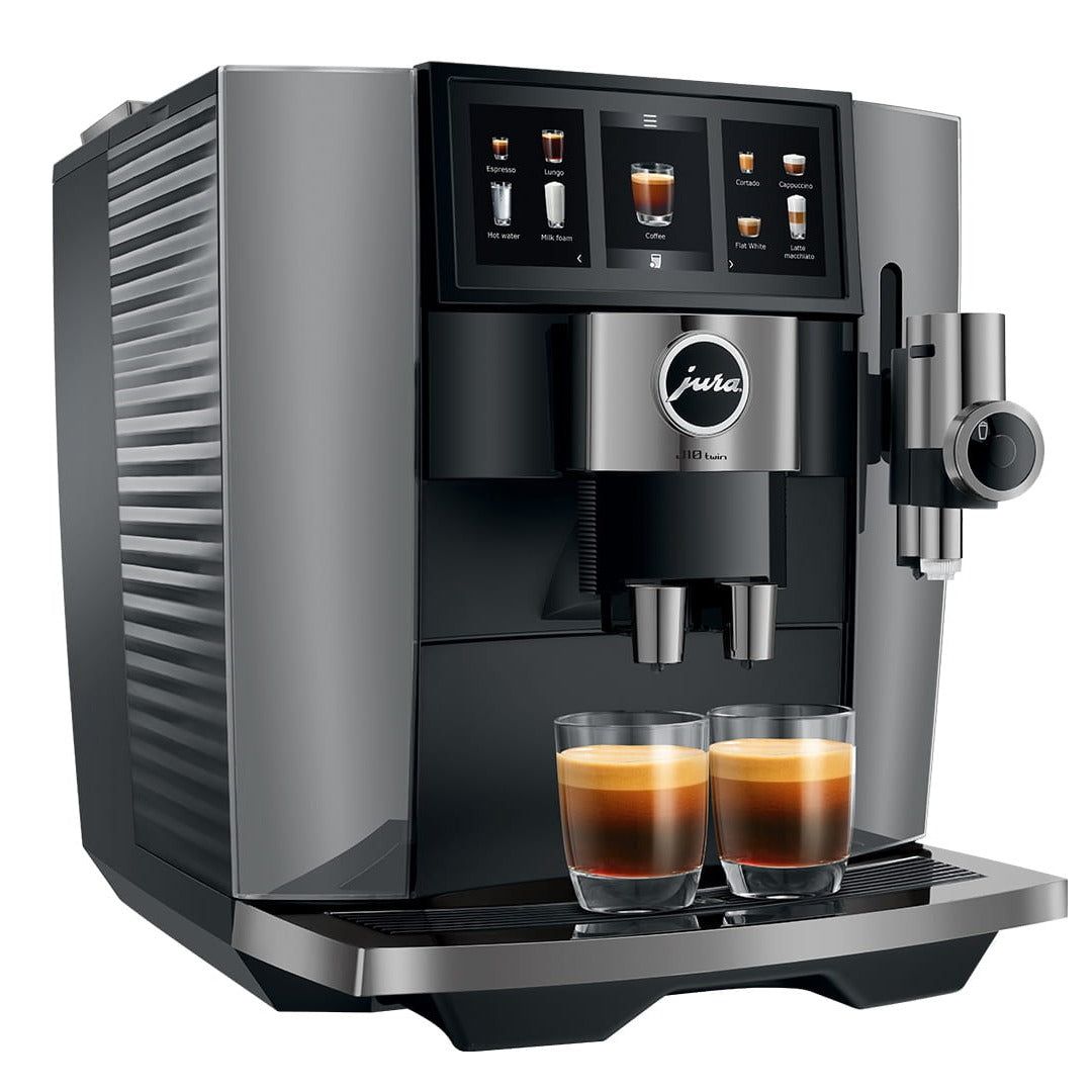 Jura J10 Twin Super Automatic Coffee Machine 15724 (Diamond Onyx) Super Automatic Espresso Machine Jura