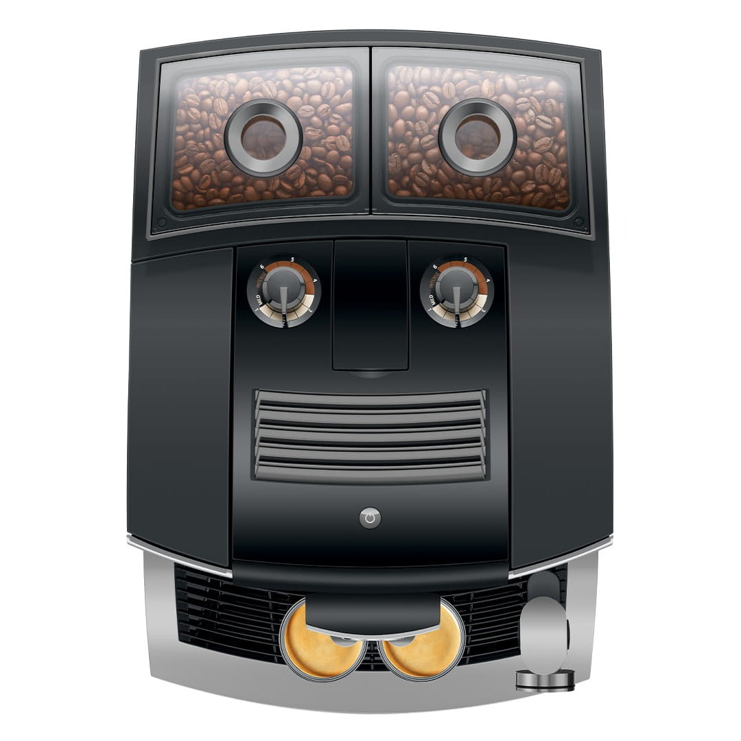 Jura J10 Twin Super Automatic Coffee Machine 15724 (Diamond Onyx) Super Automatic Espresso Machine Jura
