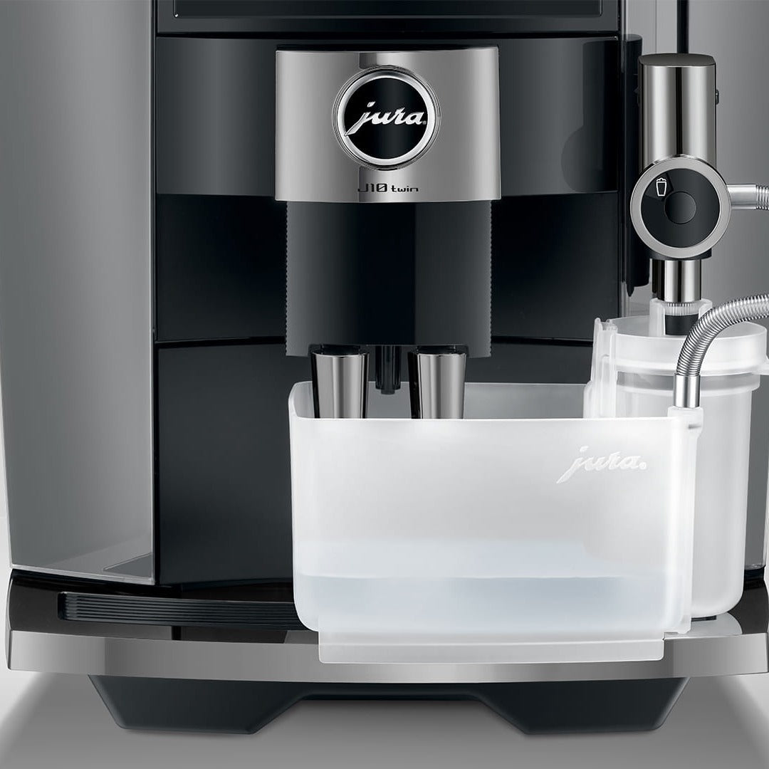 Jura J10 Twin Super Automatic Coffee Machine 15724 (Diamond Onyx) Super Automatic Espresso Machine Jura