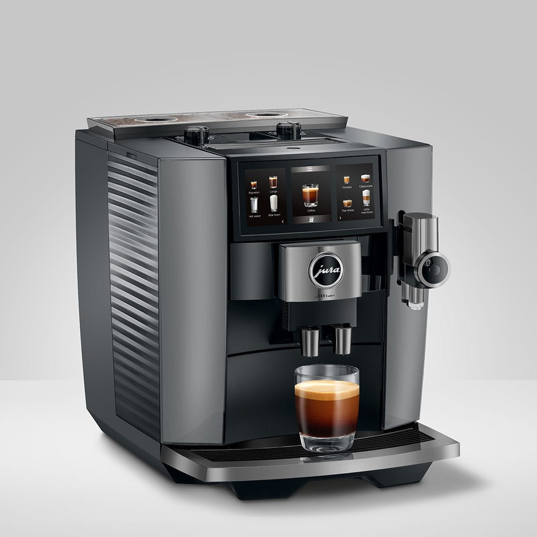 Jura J10 Twin Super Automatic Coffee Machine 15724 (Diamond Onyx) Super Automatic Espresso Machine Jura