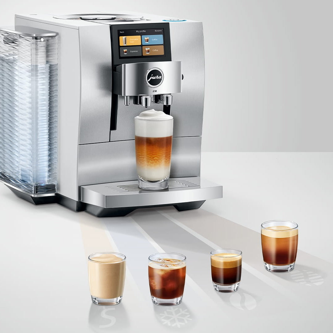 Jura Z10 Super Automatic Coffee Machine 15792 (Aluminum White) Super Automatic Espresso Machine Jura