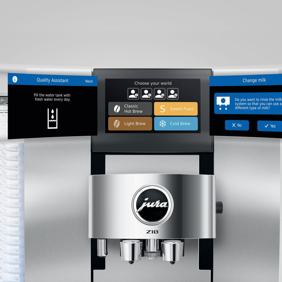 Jura Z10 Super Automatic Coffee Machine 15792 (Aluminum White) Super Automatic Espresso Machine Jura