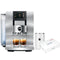Jura Z10 Aluminum White Super Automatic Espresso Machine Bundle(Jura White Cool Control 1.0 l and Smart Care Kit)