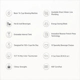 Keurig VKI Eccellenza Touch Bean To Cup Commercial Brewing System Starter Kit Bundle Keurig Machine Keurig