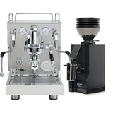 ECM Mechanika Max Espresso Machine with Eureka Zero 55s Grinder (Black) Bundle Espresso Machine (Prosumer) ECM