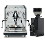 ECM Synchronika II Espresso Machine with Eureka Mignon Zero 55s Single Dose Coffee Grinder (Matte Black) Bundle Espresso Machine (Prosumer) ECM
