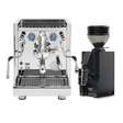 ECM Technika VI Dual Boiler Espresso Machine (Stainless Steel) with Eureka Mignon Zero 55s Single Dose Coffee Grinder (Matte Black) Bundle