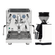 ECM Technika VI Dual Boiler Espresso Machine (Stainless Steel) with Eureka Mignon Zero 55s Single Dose Coffee Grinder (White) Bundle